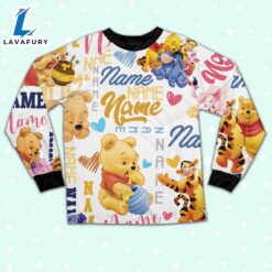 Personalized Name the Pooh Pajamas Set - Movie Cartoon Holiday Pajamas