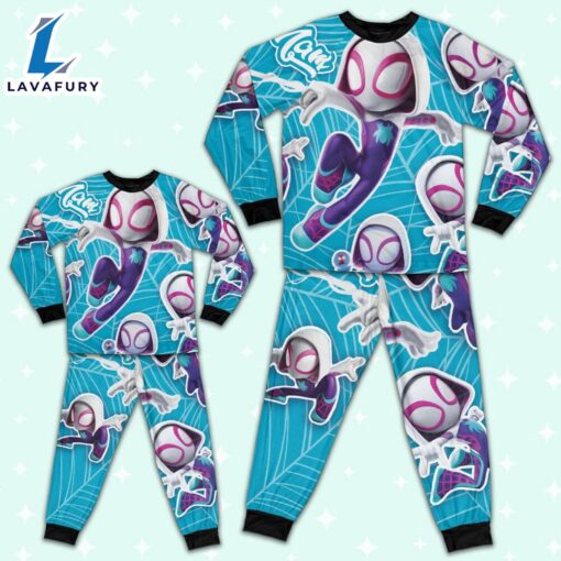 Personalized Name the Spidey and His Amazing Friends Pajamas Set – Movie Cartoon Holiday Pajamas