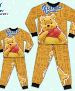 Personalized Name Winnie the Pooh Pajamas Set - Movie Cartoon Holiday Pajamas