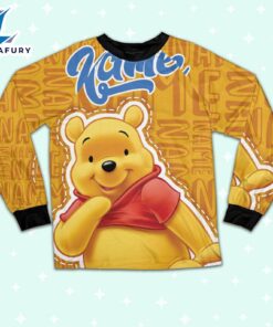 Personalized Name Winnie the Pooh Pajamas Set - Movie Cartoon Holiday Pajamas