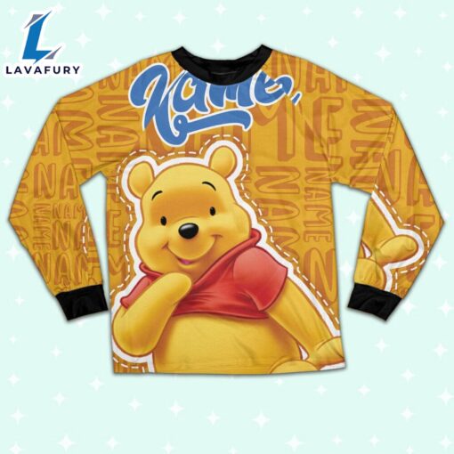 Personalized Name Winnie the Pooh Pajamas Set – Movie Cartoon Holiday Pajamas