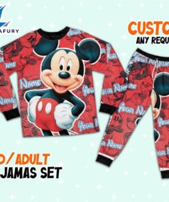 Personalized Red Mickey Mouse Kid…