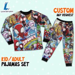 Personalized Spidey and His Amazing Friends Spidey Birthday Pajamas - Family Disneyland Matching Pajamas Set