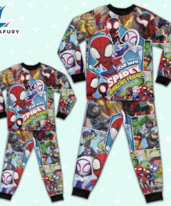 Personalized Spidey and His Amazing Friends Spidey Birthday Pajamas - Family Disneyland Matching Pajamas Set