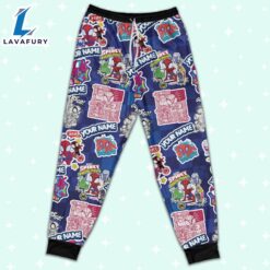 Personalized Spidey and His Amazing Friends Spidey Comic Sticker Cute Birthday Pajamas - Movie Cartoon Holiday Pajamas