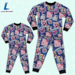 Personalized Spidey and His Amazing Friends Spidey Comic Sticker Cute Birthday Pajamas - Movie Cartoon Holiday Pajamas