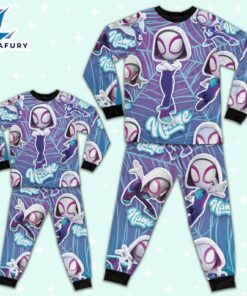 Personalized the Spider Gwen Pajamas Set - Family Disneyland Matching Pajamas Set