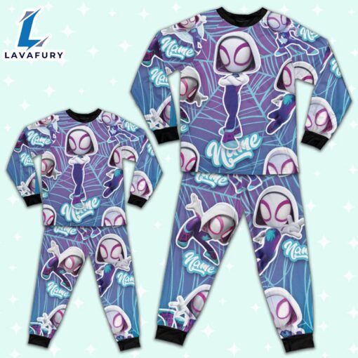 Personalized the Spider Gwen Pajamas Set – Family Disneyland Matching Pajamas Set