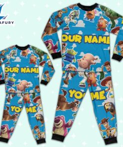 Personalized Toy Story Beach Towel Pajamas Set - Movie Cartoon Holiday Pajamas