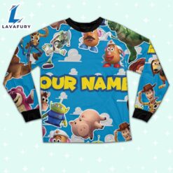 Personalized Toy Story Beach Towel Pajamas Set - Movie Cartoon Holiday Pajamas