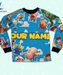 Personalized Toy Story Beach Towel Pajamas Set - Movie Cartoon Holiday Pajamas