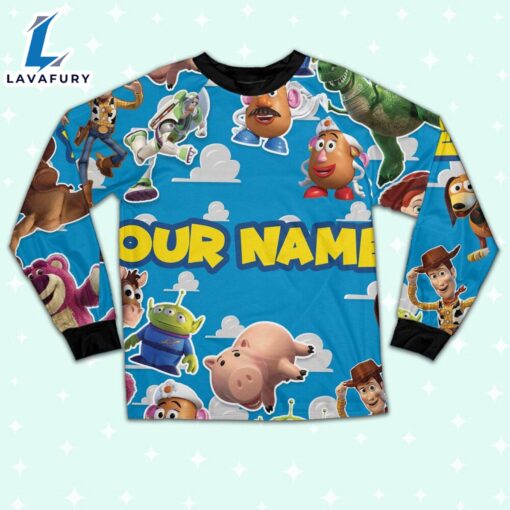 Personalized Toy Story Beach Towel Pajamas Set – Movie Cartoon Holiday Pajamas