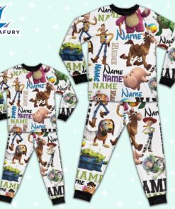 Personalized Toy Story Pajamas Set - Movie Cartoon Holiday Pajamas