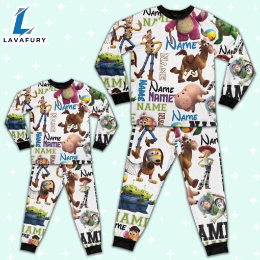 Personalized Toy Story Pajamas Set – Movie Cartoon Holiday Pajamas