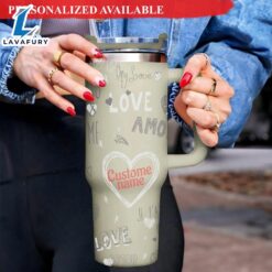 Personalized Valentine’s Day 40oz Tumbler…