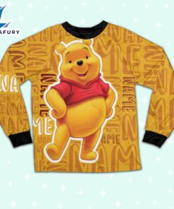 Personalized Winnie the Pooh Pooh Bear Pajamas Set - Movie Cartoon Holiday Pajamas