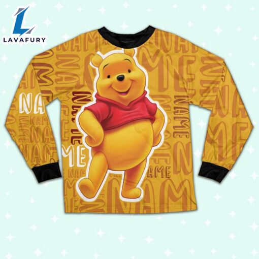 Personalized Winnie the Pooh Pooh Bear Pajamas Set – Movie Cartoon Holiday Pajamas