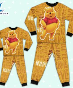 Personalized Winnie the Pooh Pooh Bear Pajamas Set - Movie Cartoon Holiday Pajamas