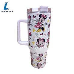 Pink Bow Mouse 40 oz Magic Park Travel Tumbler Mug