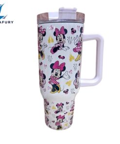 Pink Bow Mouse 40 oz Magic Park Travel Tumbler Mug