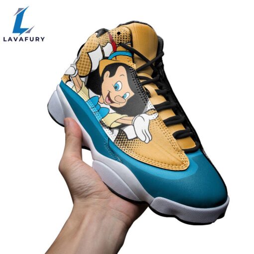 Pinocchio J13 Sneakers Custom Comic Style Shoes