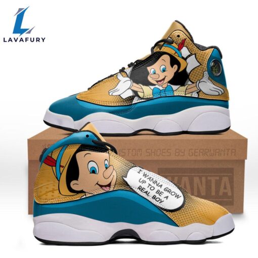 Pinocchio J13 Sneakers Custom Comic Style Shoes