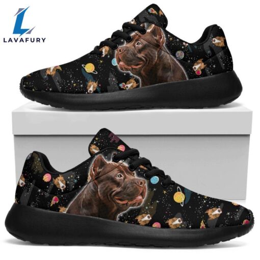 Pit Bull Sneakers Sporty Shoes Funny For Bully Dog Lover