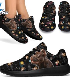 Pit Bull Sneakers Sporty Shoes Funny For Bully Dog Lover