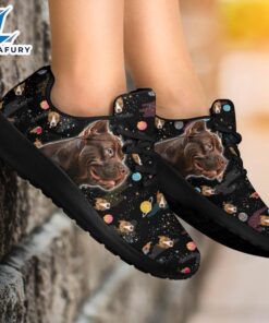 Pit Bull Sneakers Sporty Shoes Funny For Bully Dog Lover