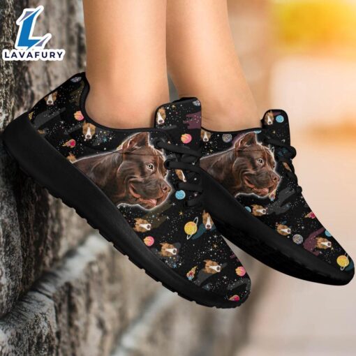 Pit Bull Sneakers Sporty Shoes Funny For Bully Dog Lover