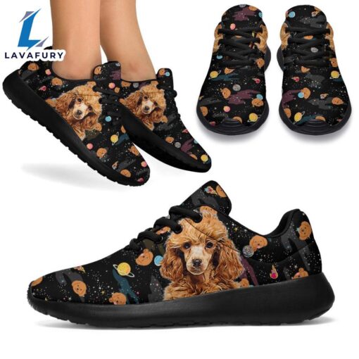 Poodle Sneakers Sporty Shoes Funny For Poodle Dog Lover