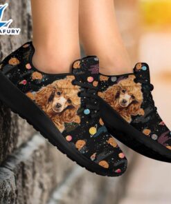 Poodle Sneakers Sporty Shoes Funny For Poodle Dog Lover