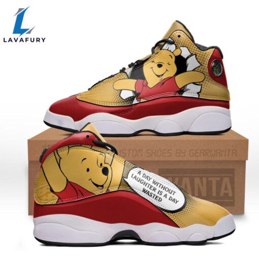 Pooh J13 Sneakers Custom Comic Style Shoes