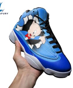 Porky Pig J13 Sneakers Custom Comic Style Shoes