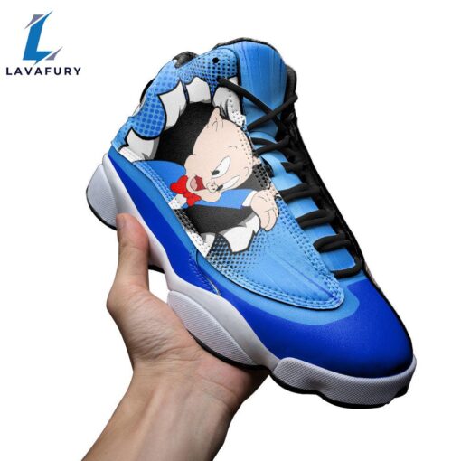 Porky Pig J13 Sneakers Custom Comic Style Shoes