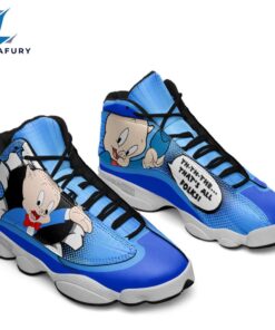 Porky Pig J13 Sneakers Custom Comic Style Shoes