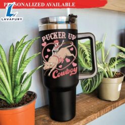 Pucker Up Cowboy 40oz Valentine…