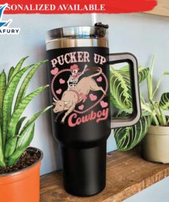 Pucker Up Cowboy 40oz Valentine…