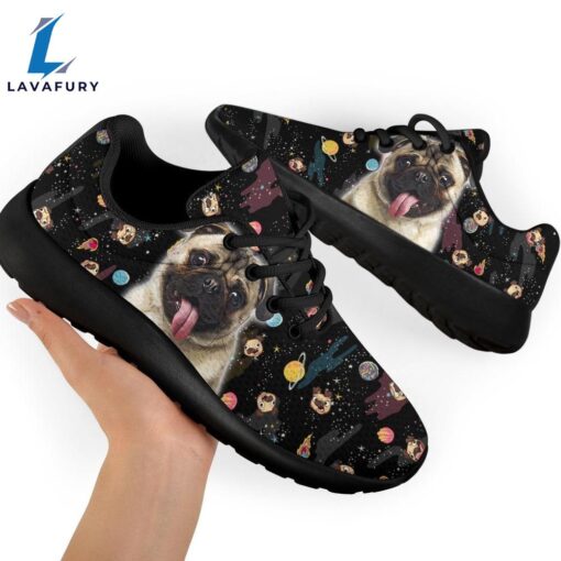 Pug Sneakers Sporty Shoes Funny For Pug Dog Lover