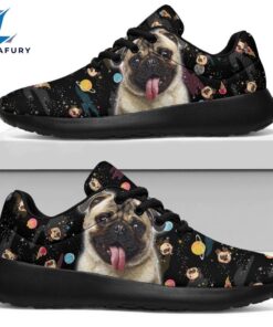 Pug Sneakers Sporty Shoes Funny For Pug Dog Lover