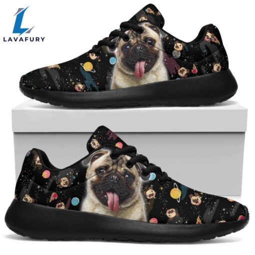 Pug Sneakers Sporty Shoes Funny For Pug Dog Lover