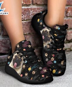 Pug Sneakers Sporty Shoes Funny For Pug Dog Lover