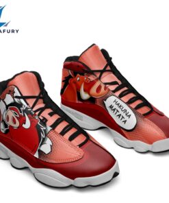 Pumbaa J13 Sneakers Custom Comic Style Shoes