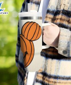 Pumpkin Printed Insulated Tumbler