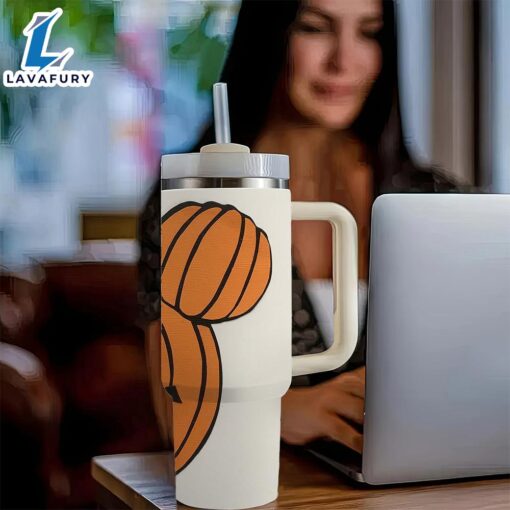 Pumpkin Printed Insulated Tumbler