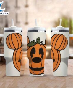 Pumpkin Printed Insulated Tumbler