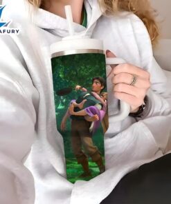 Rapunzel Cartoon Insulated Tumbler