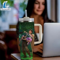 Rapunzel Cartoon Insulated Tumbler