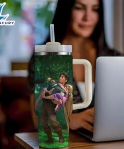 Rapunzel Cartoon Insulated Tumbler