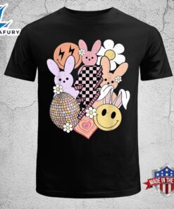 Retro Easter Shirt Easter Bunny…